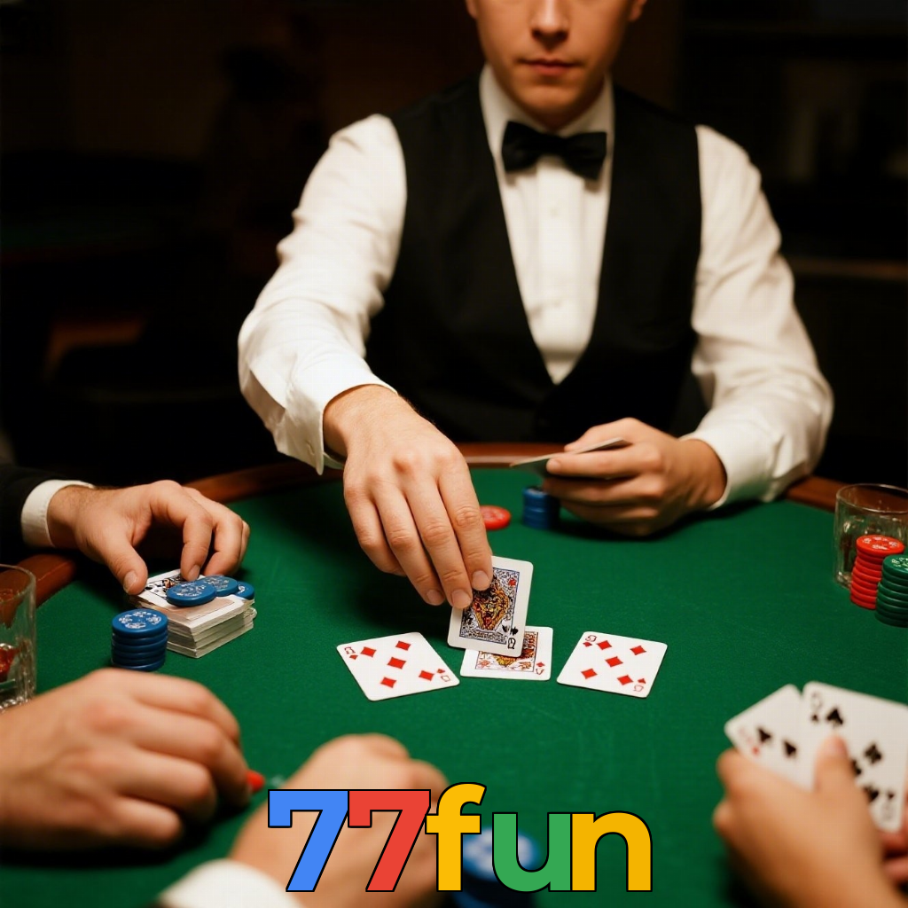 77fun:Aposte nas mesas de poker e mostre quem é o mestre das cartas!