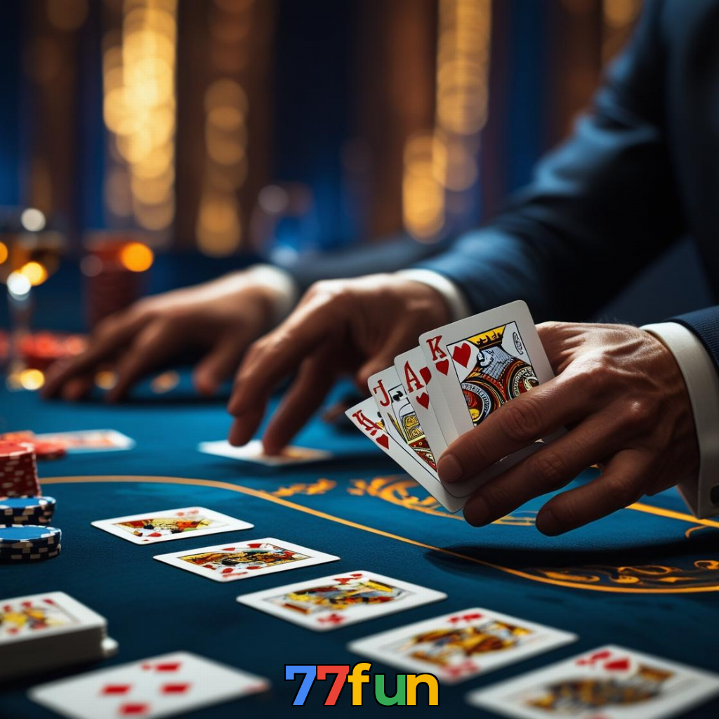 77fun:Jogue poker online e prove sua habilidade nas cartas!